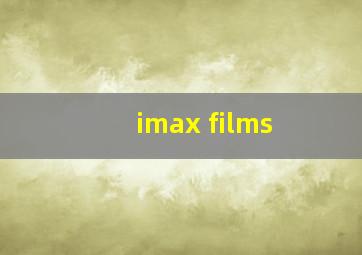 imax films